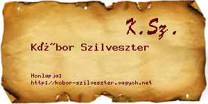 Kóbor Szilveszter névjegykártya